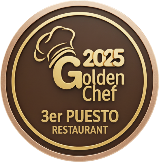 Medalla de tercer lugar en categoría Restaurant del Golden Chef 2025