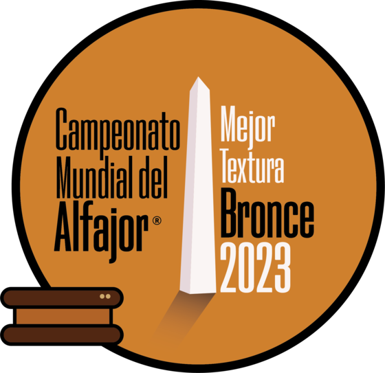 Medalla de bronce a Mejor Textura en el Campeonato Mundial del Alfajor 2023